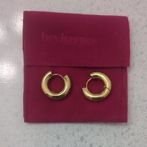 Hey Harper Nicole Gold Hoop Earrings